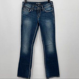 Silver Dark Wash Aiko Bootcut Jean Size 27